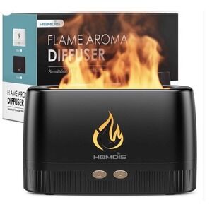 HOMDIS FD100 Flame Diffuser Quiet Oil Diffuser, Portable Essential Oil Diffusers